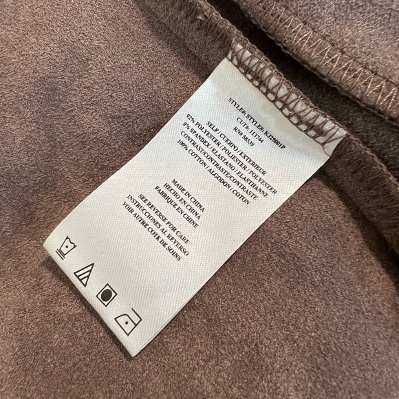 Kut faux suede jacket in brown size MP - Picture 4 of 7